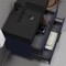 Floating Bathroom Vanity, Modern, Blue, 32